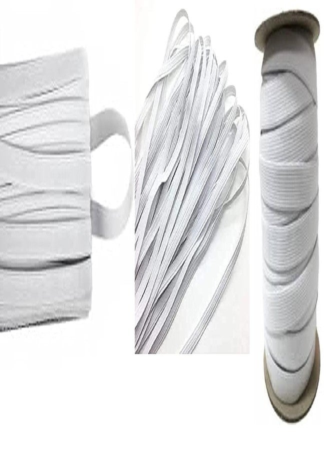 Hesch 9 Elastic for Tailoring, Elastic for Clothes, Elastic for Stitching Sizes 1/4, 1/2, & 3/4 Inches Combo Total 6 Mtr Pack - Image 1
